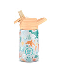 Cool Bottles Kiddies Underwater World deniz canlıları desenli 350 ml çelik bebek suluğu, ağızlık açık