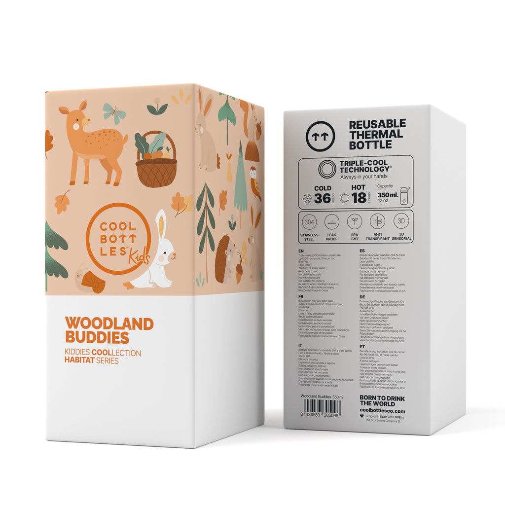 Cool Bottles Kiddies 350 ml - Woodland Buddies