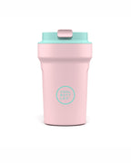Cool Bottles Paradise Ibiza pastel 350 ml çelik termos bardak, önden görünüm