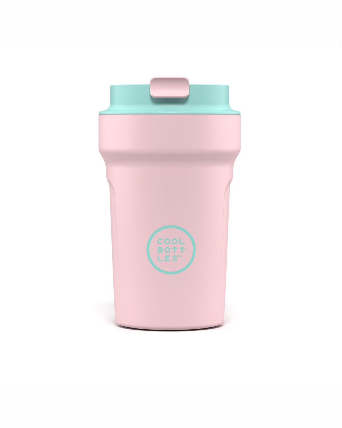 Cool Bottles Paradise Ibiza pastel 350 ml çelik termos bardak, önden görünüm