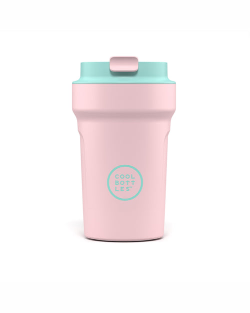 Cool Bottles Paradise Ibiza pastel 350 ml çelik termos bardak, önden görünüm