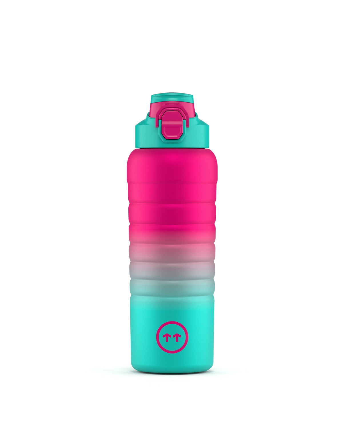 Cool Bottles Sport Brisbane 725 ml çelik spor matarası, kapak takılı önden görünüm
