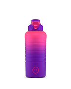 Cool Bottles Sport Los Angeles 950 ml çelik spor matarası, kapak takılı önden görünüm