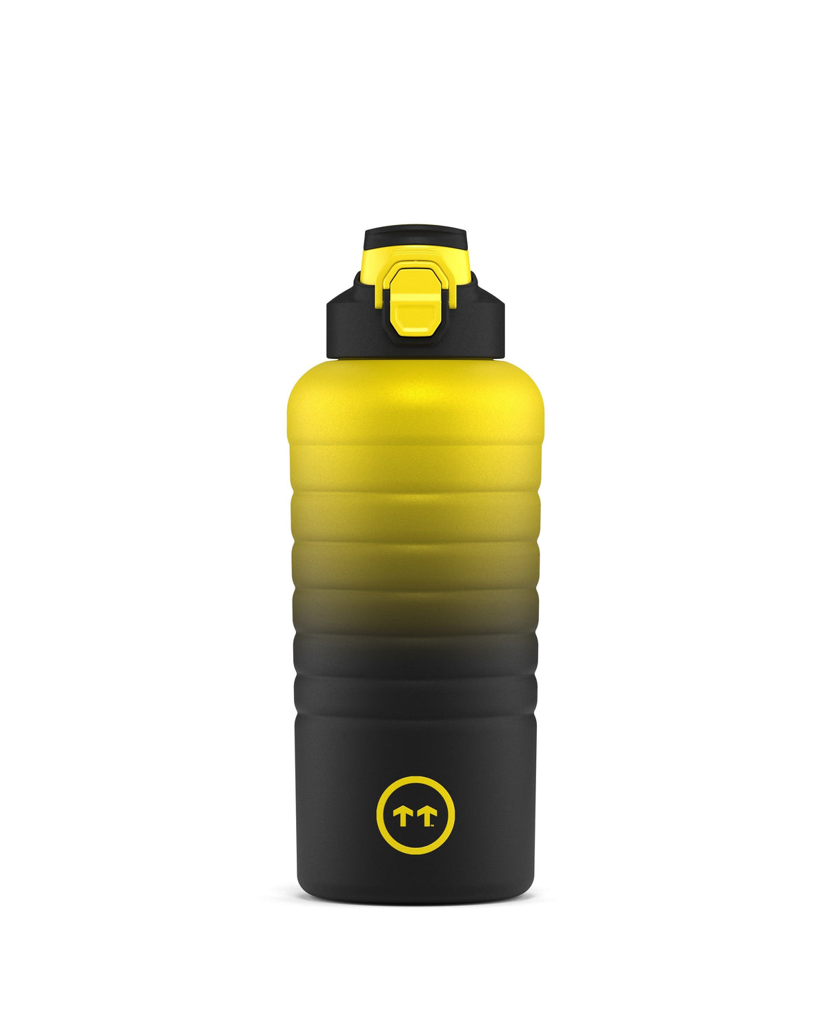 Cool Bottles Sport Tokyo 950 ml çelik spor matarası, kapak takılı önden görünüm