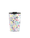 Cool Bottles Allegra Antonyo Marest desenli 330 ml çelik termos bardak, önden görünüm