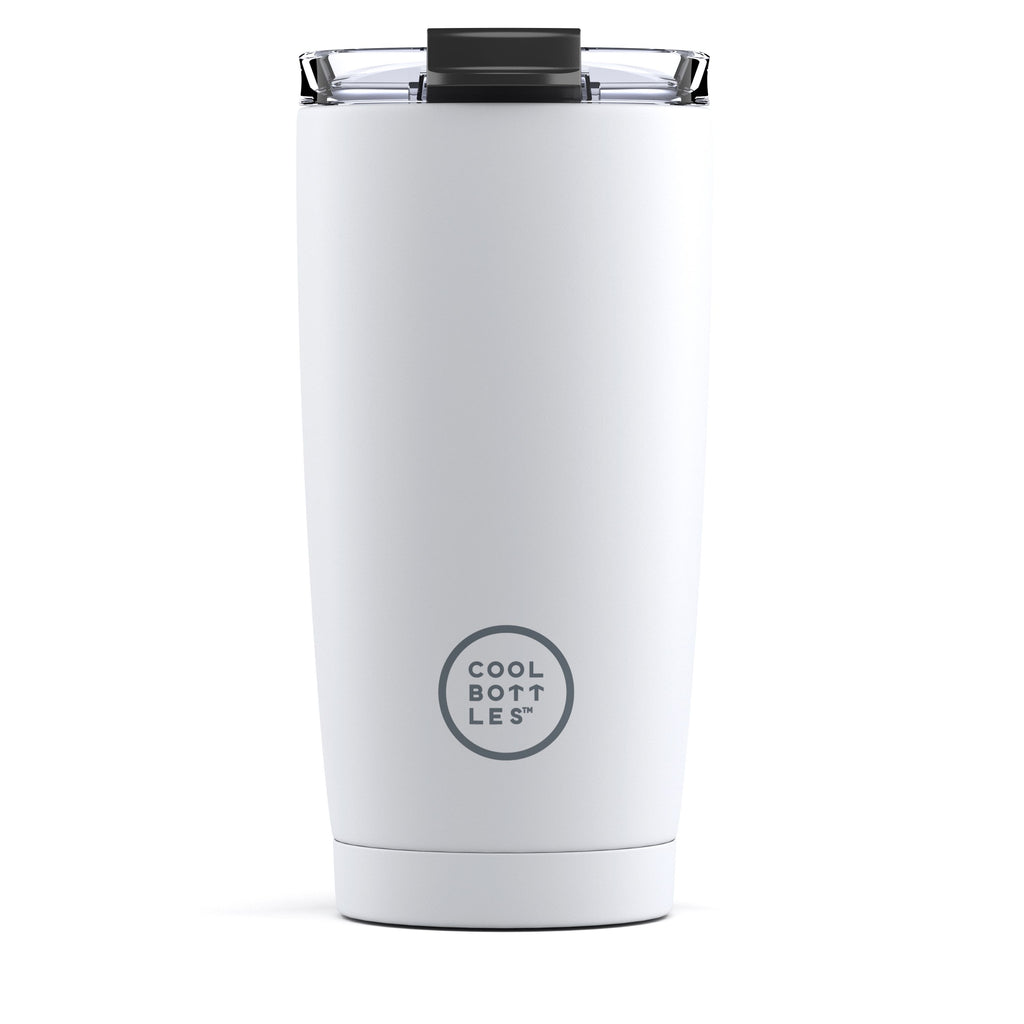Cool Bottles Mono White Tumbler – 550 ml Paslanmaz Çelik Termos Bardak