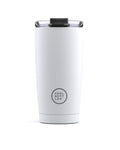 Cool Bottles Mono White 550 ml beyaz çelik termos bardak, önden görünüm