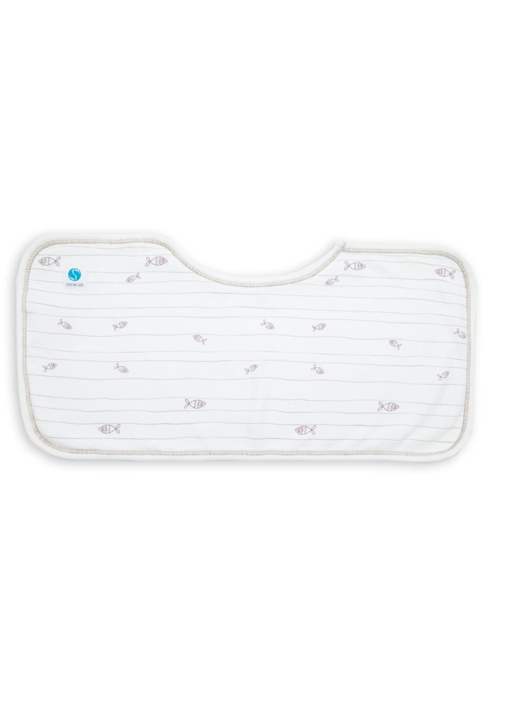 Clean&Safe GOTS Sertifikalı %100 Organik Pamuk Hastane Çıkış Seti Fish– 8 Parça