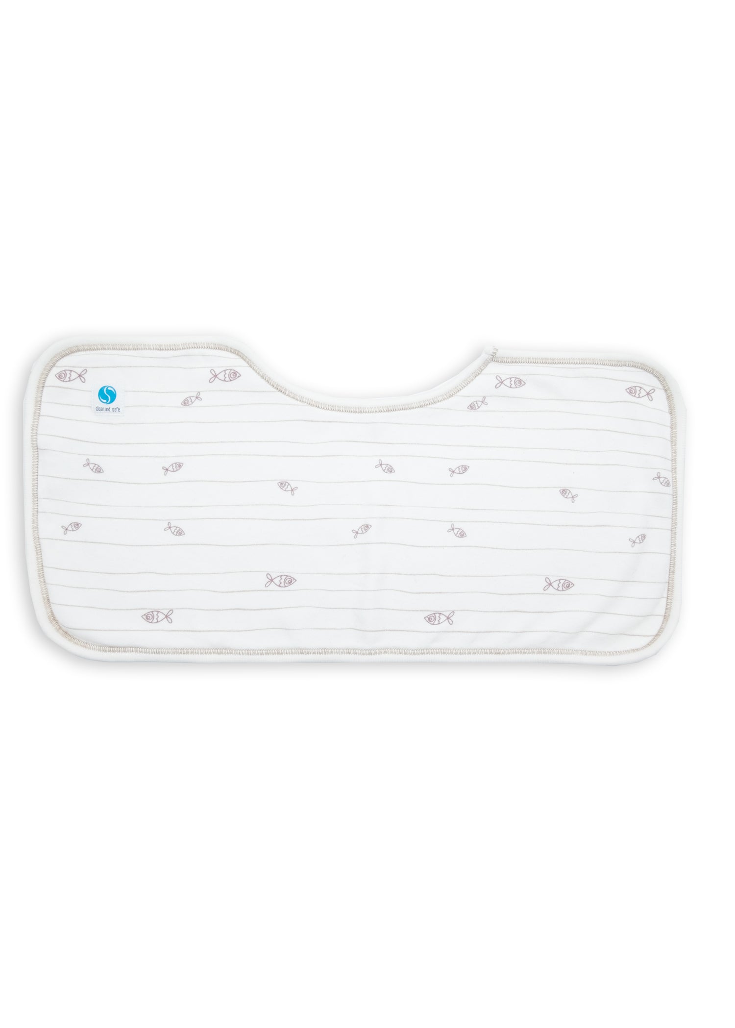 Clean&Safe GOTS Sertifikalı %100 Organik Pamuk Hastane Çıkış Seti Fish– 8 Parça