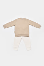 Organik Pamuk Giraffe Sweatshirt Pantolon Takım