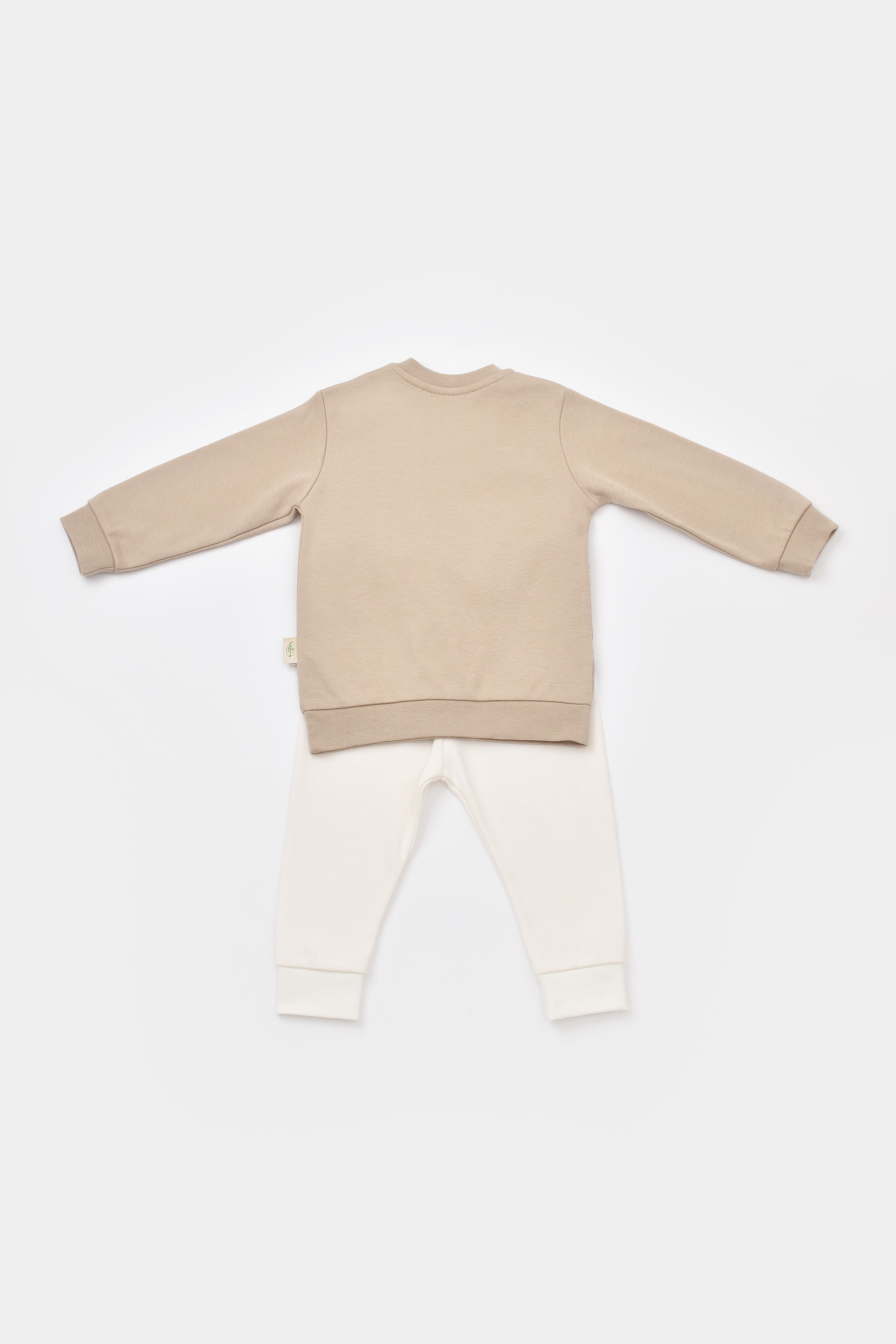 Organik Pamuk Giraffe Sweatshirt Pantolon Takım
