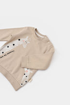 Organik Pamuk Giraffe Sweatshirt Pantolon Takım