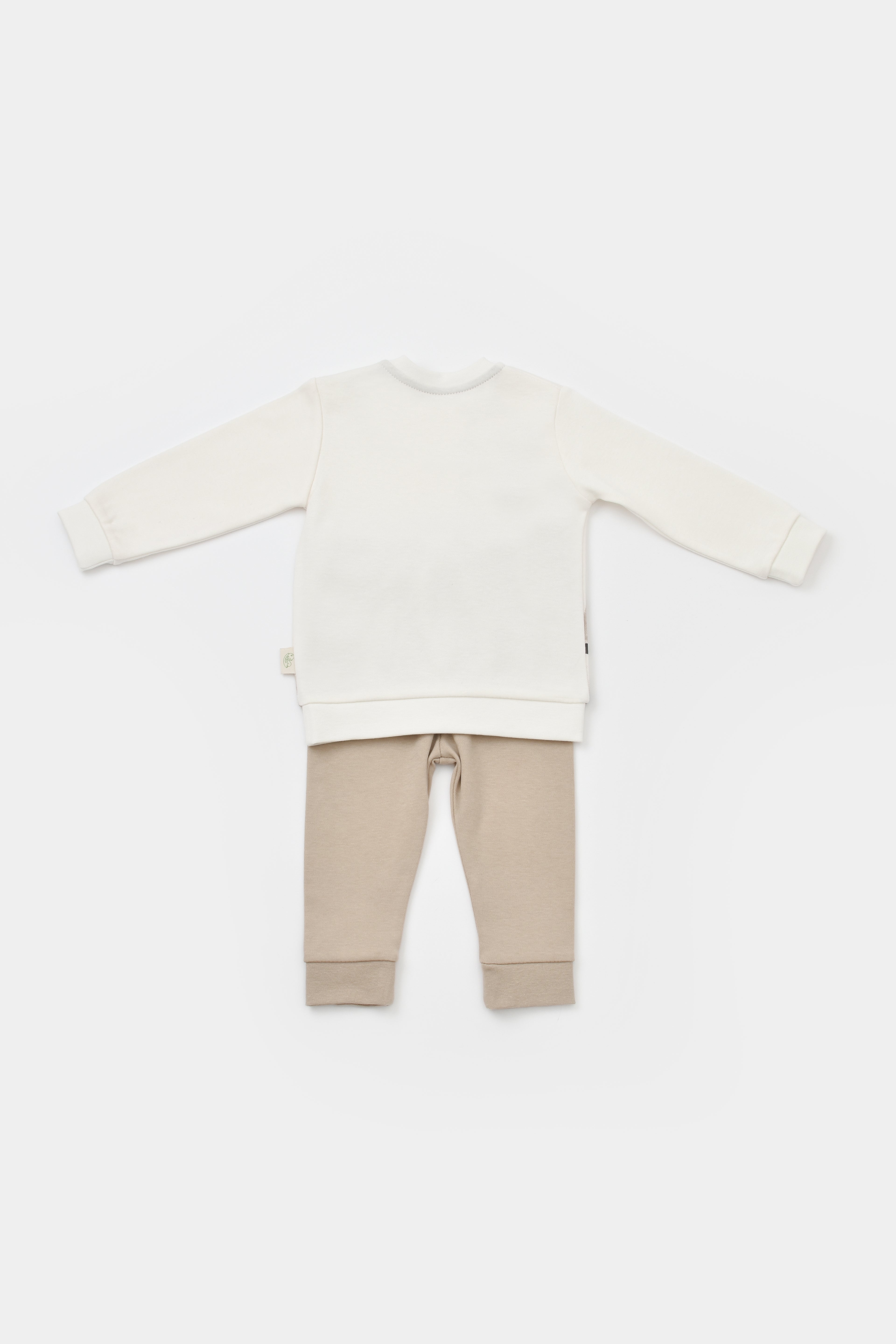 Organik Pamuk Giraffe 2’li Sweatshirt ve Pantolon Takım