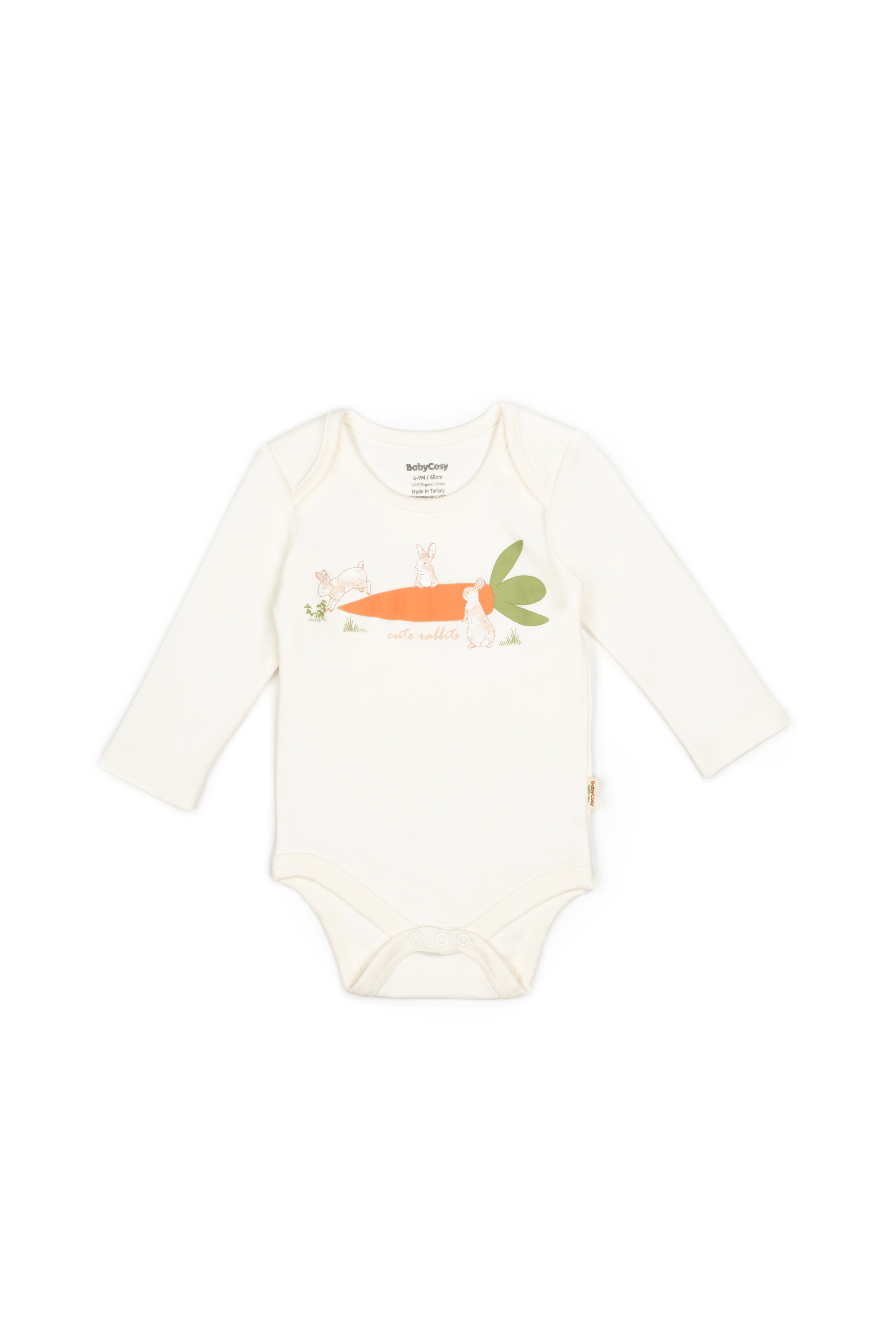 BabyCosy Organik Pamuk Rabbit Üçlü Takım - Riki Baby&Kids