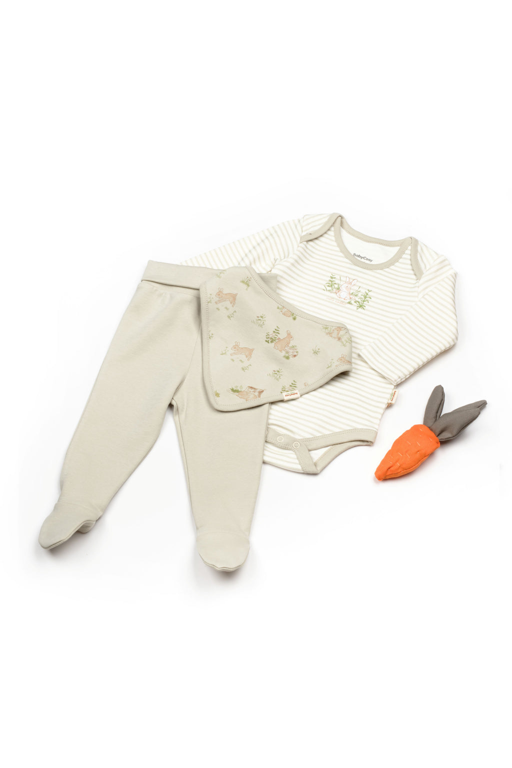 Organik Pamuk Rabbit 3'lü  Set