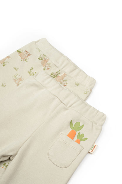 BabyCosy Organik Pamuk Rabbit 2'li Pantolon - Riki Baby&Kids