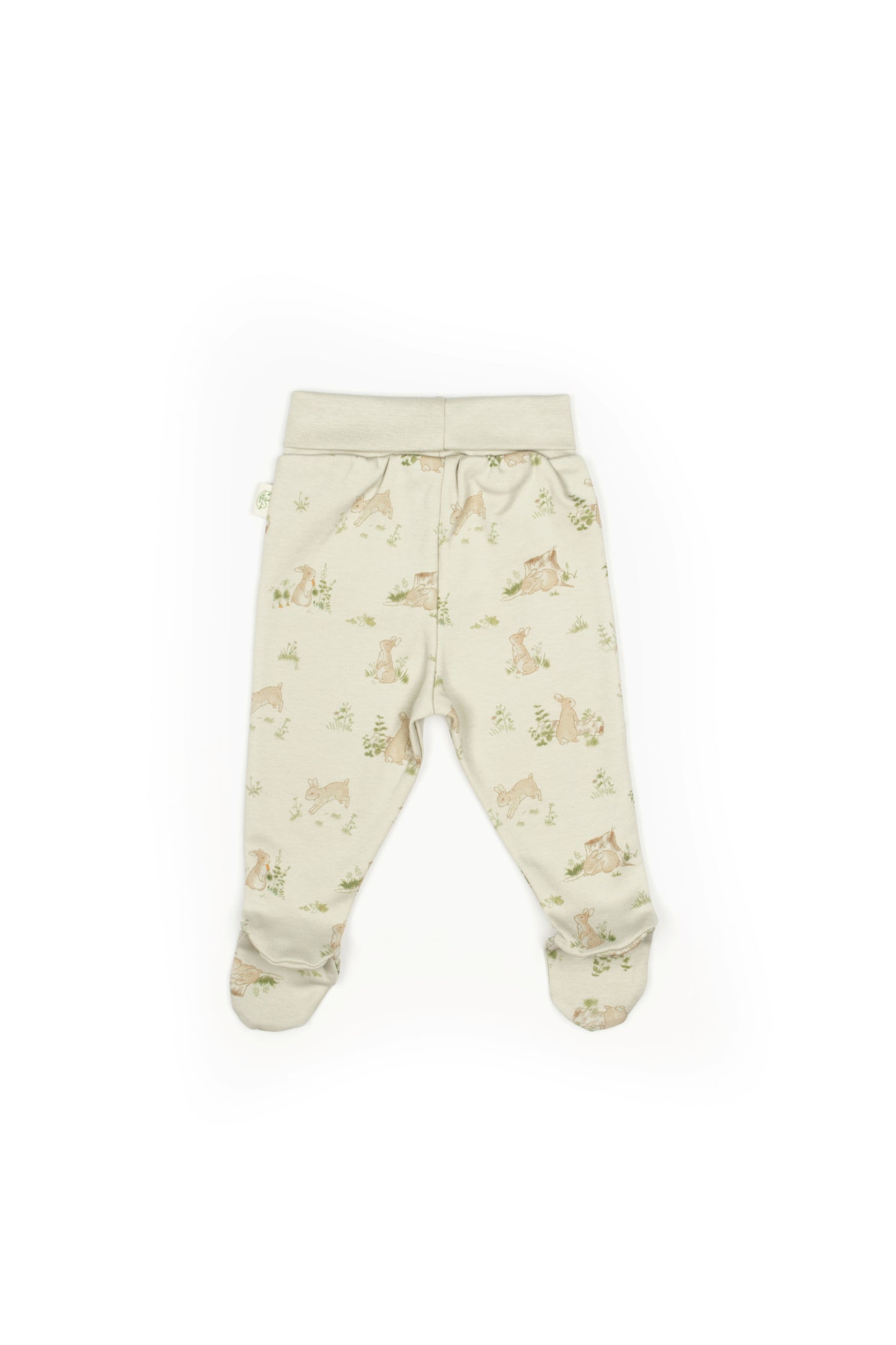 BabyCosy Organik Pamuk Rabbit 2'li Kendinden Patikli Pantolon - Riki Baby&Kids