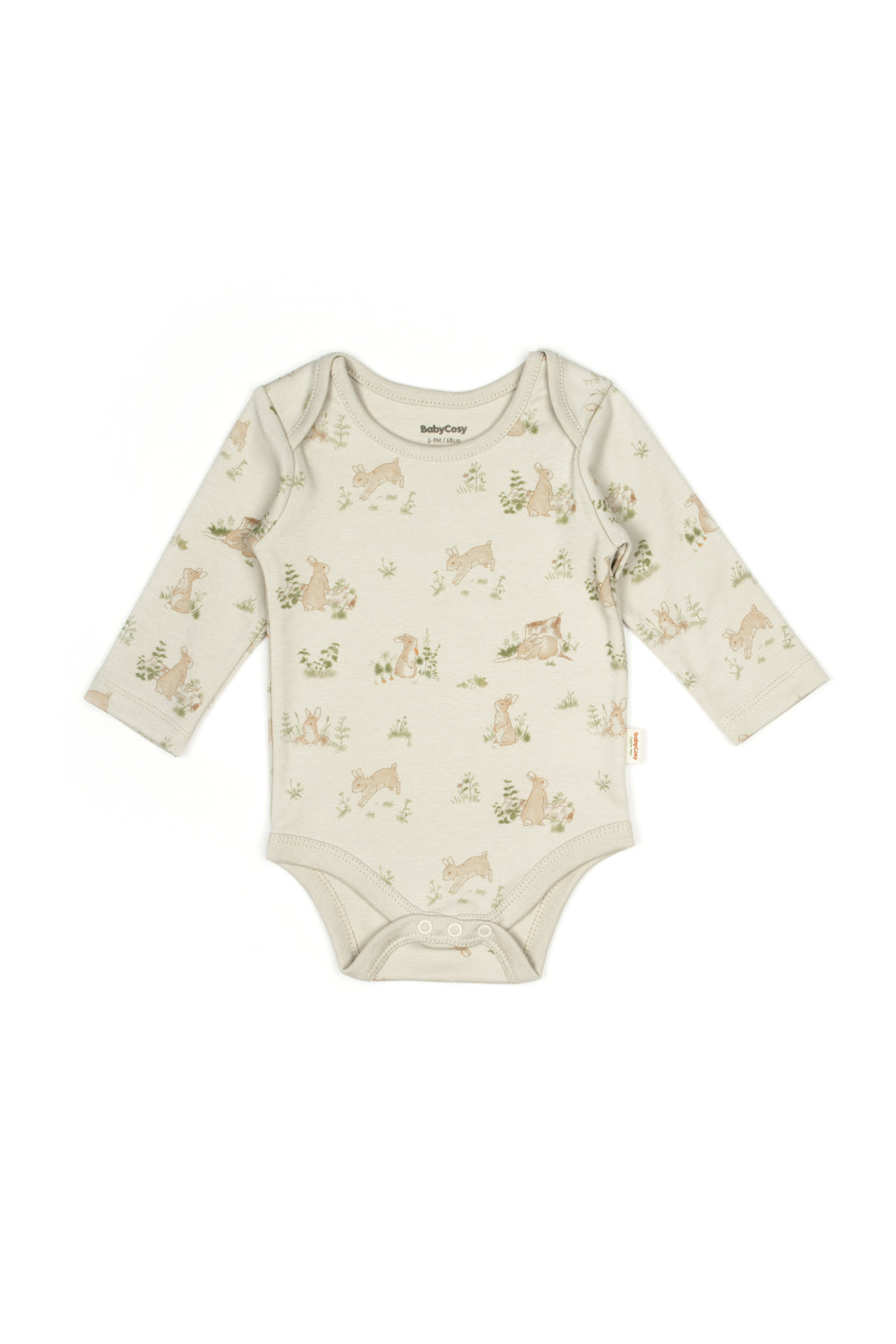 BabyCosy Organik Pamuk 2'li Uzun Kollu Body - Riki Baby&Kids
