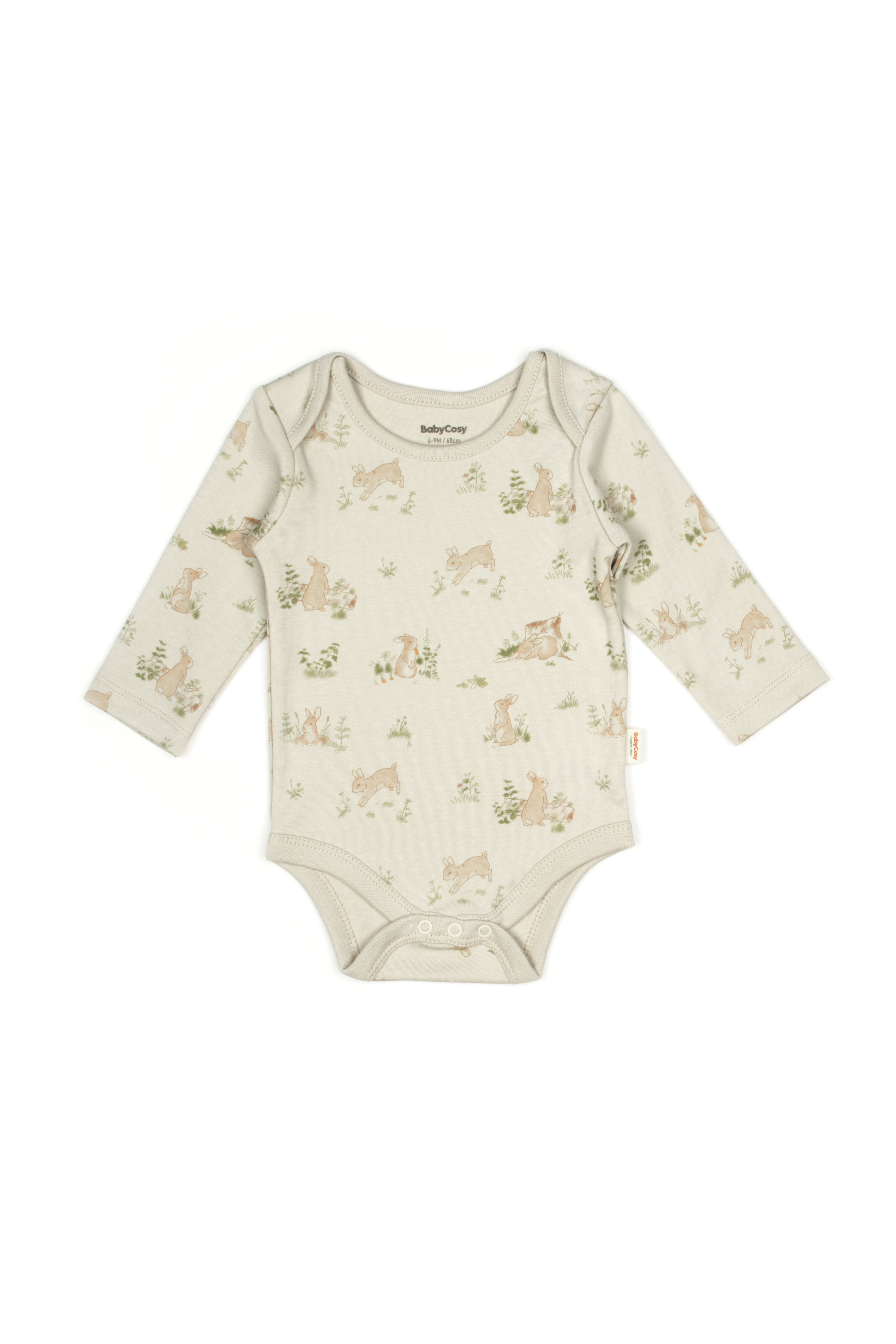 BabyCosy Organik Pamuk 2'li Uzun Kollu Body - Riki Baby&Kids
