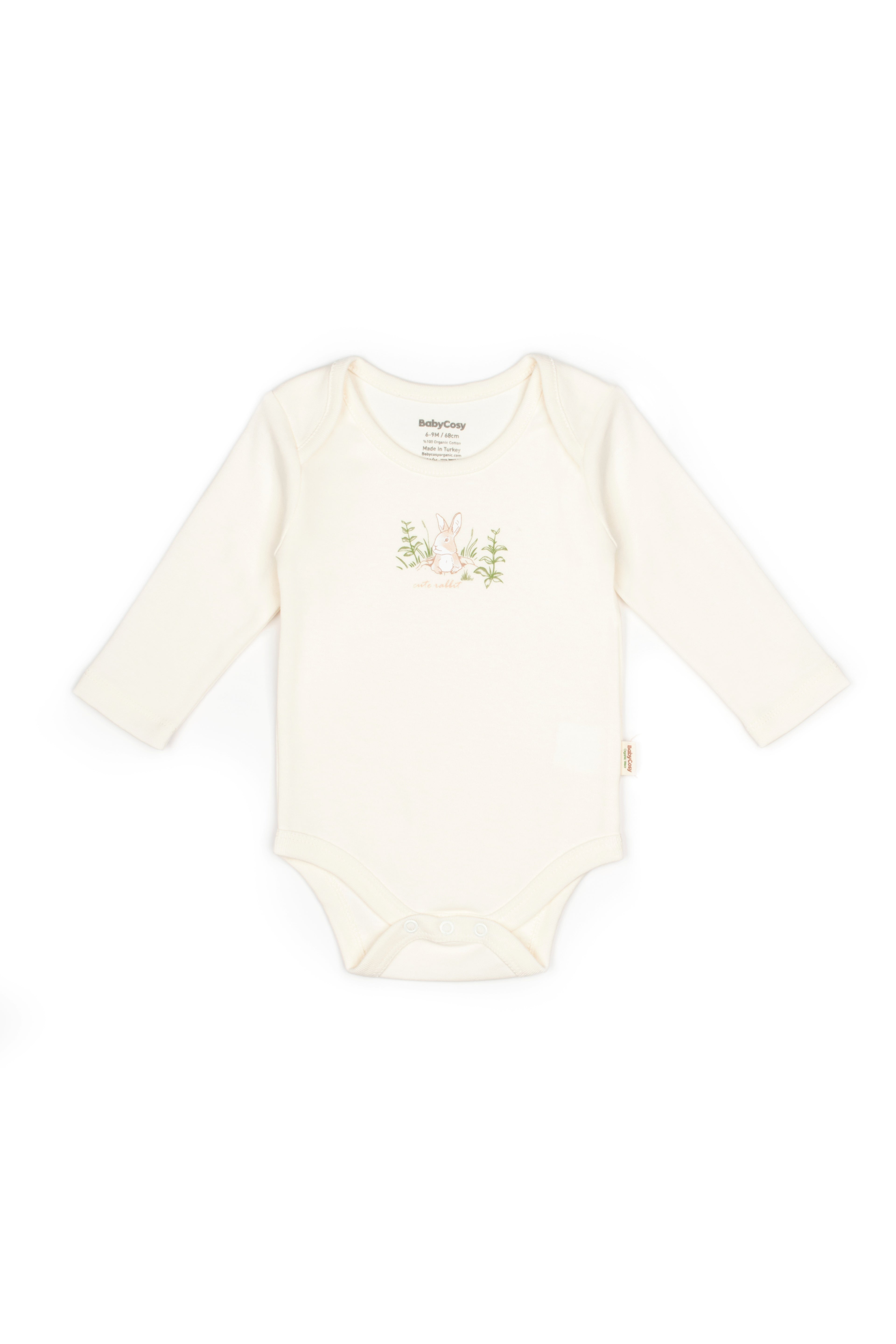 BabyCosy Organik Pamuk 2'li Uzun Kollu Body - Riki Baby&Kids