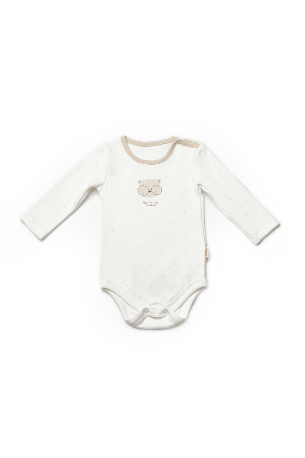 Organik Pamuk Teddy Bear 2'li Uzun Kollu Body Set