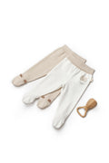 Organik Pamuk Teddy Bear Patikli 2'li Pantolon Set