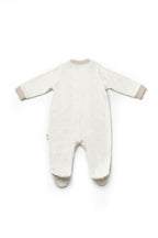 Organik Pamuk Teddy Bear Patikli Çıtçıtlı 2'li Tulum Set