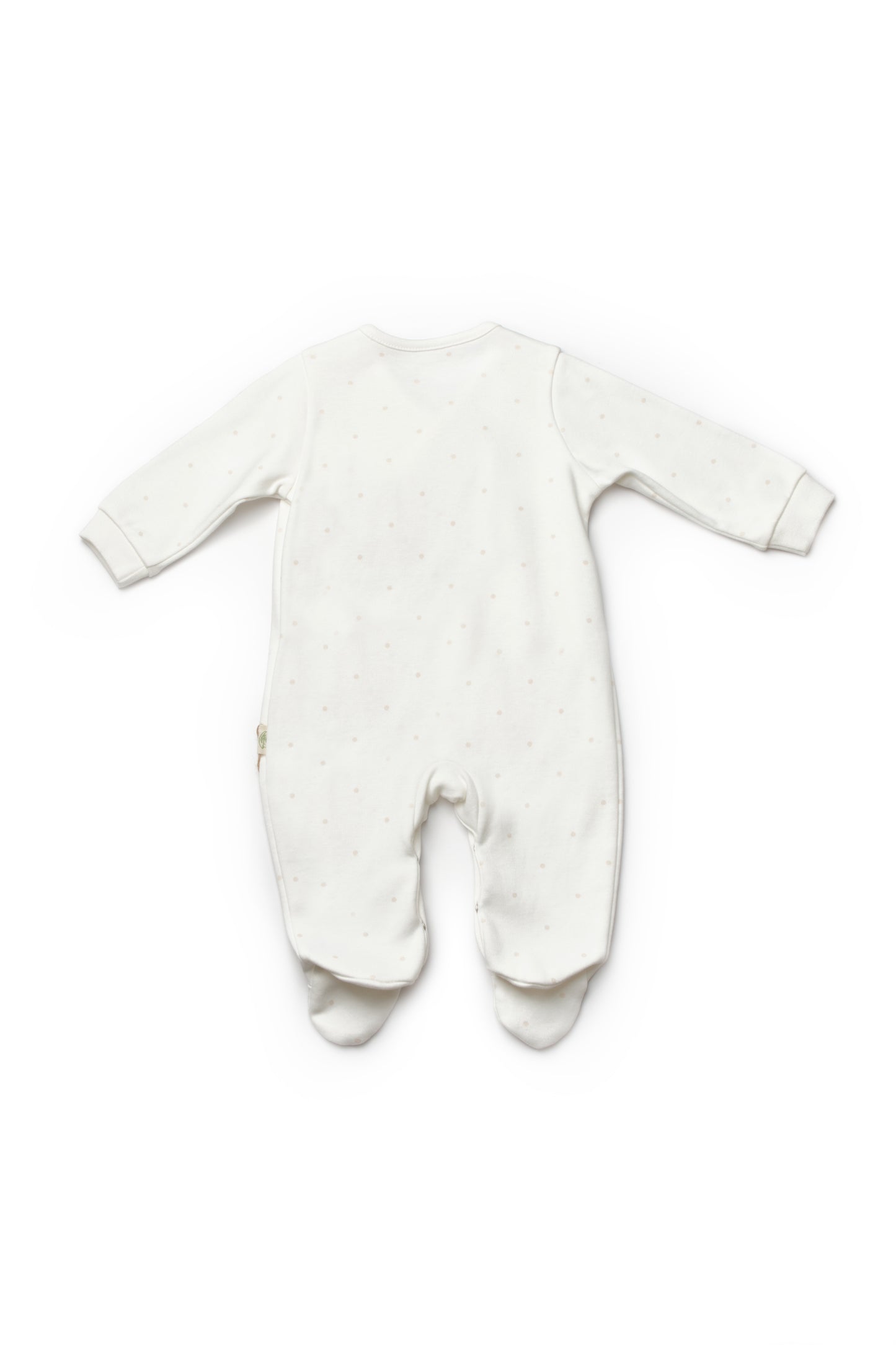 BabyCosy Organik Pamuk Teddy Bear Patikli 2'li Kruvaze Tulum Set