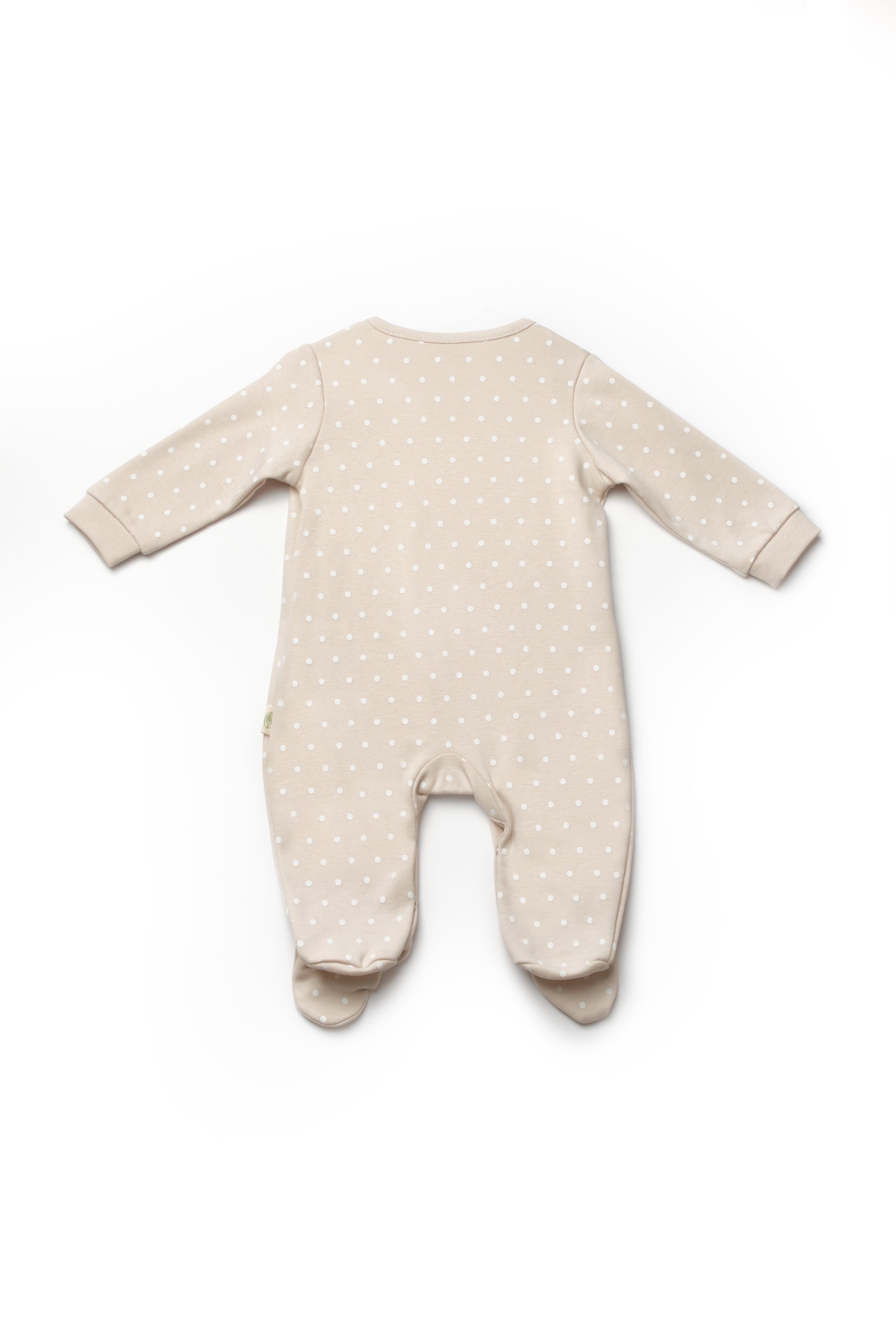 Organik Pamuk Teddy Bear Patikli 2'li Kruvaze Tulum Set