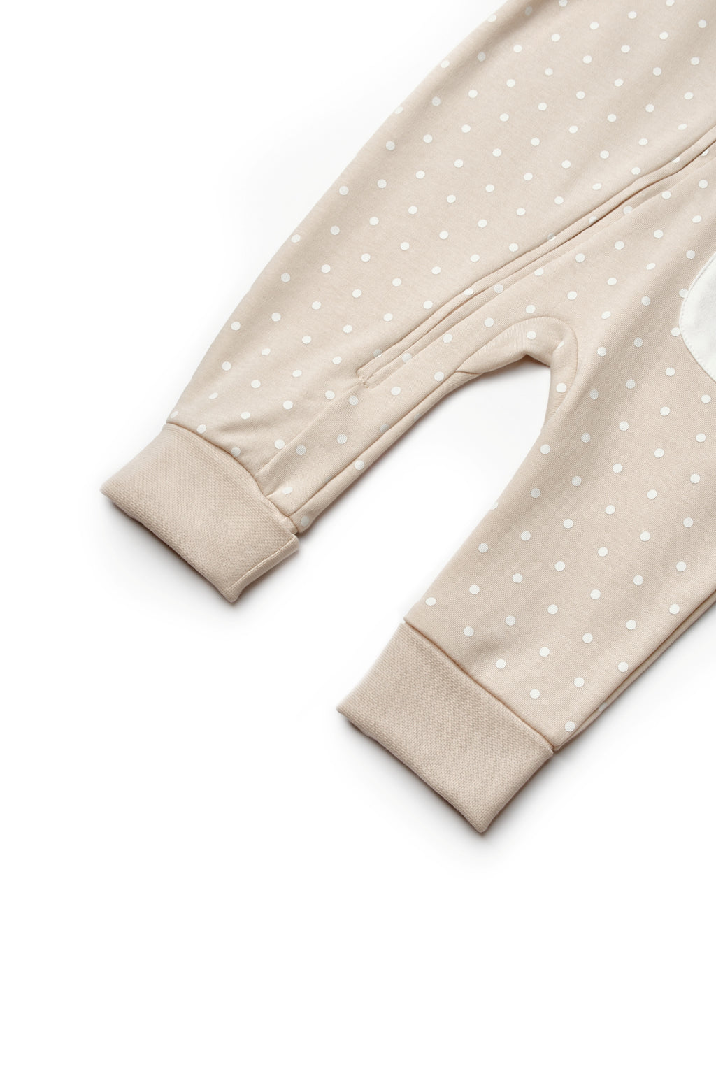 Organik Pamuk Teddy Bear Fermuarlı Cepli Tulum