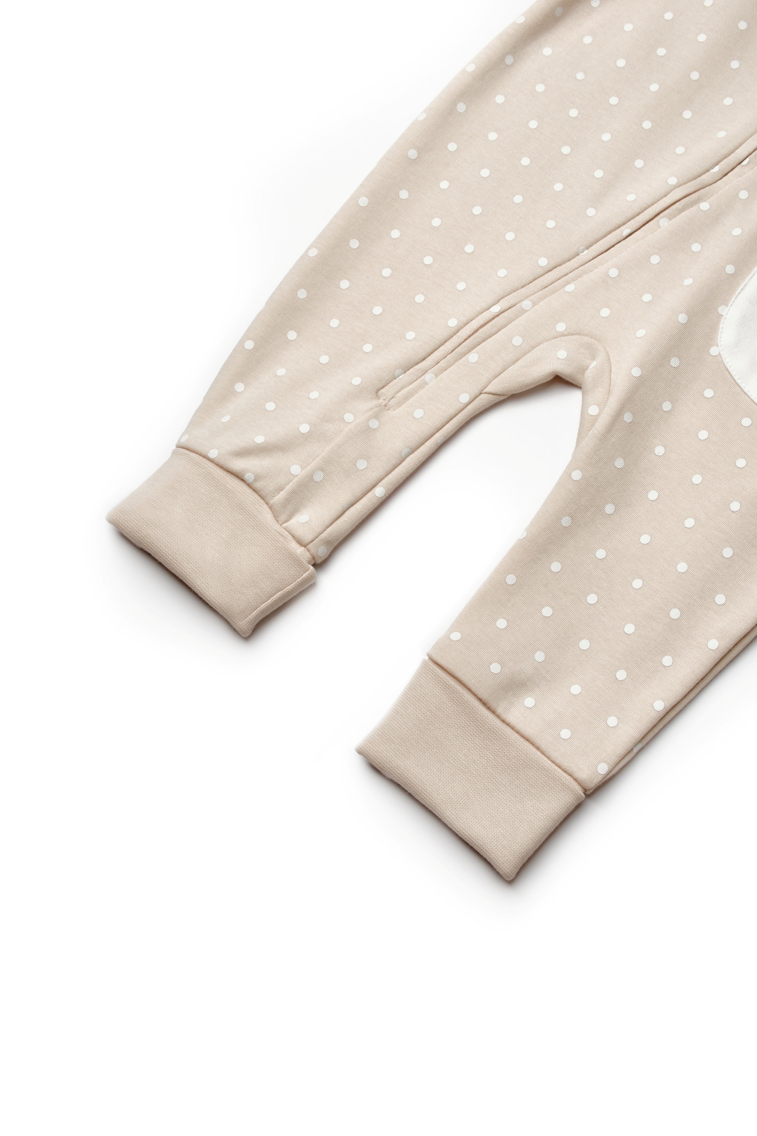 Organik Pamuk Teddy Bear Fermuarlı Cepli Tulum