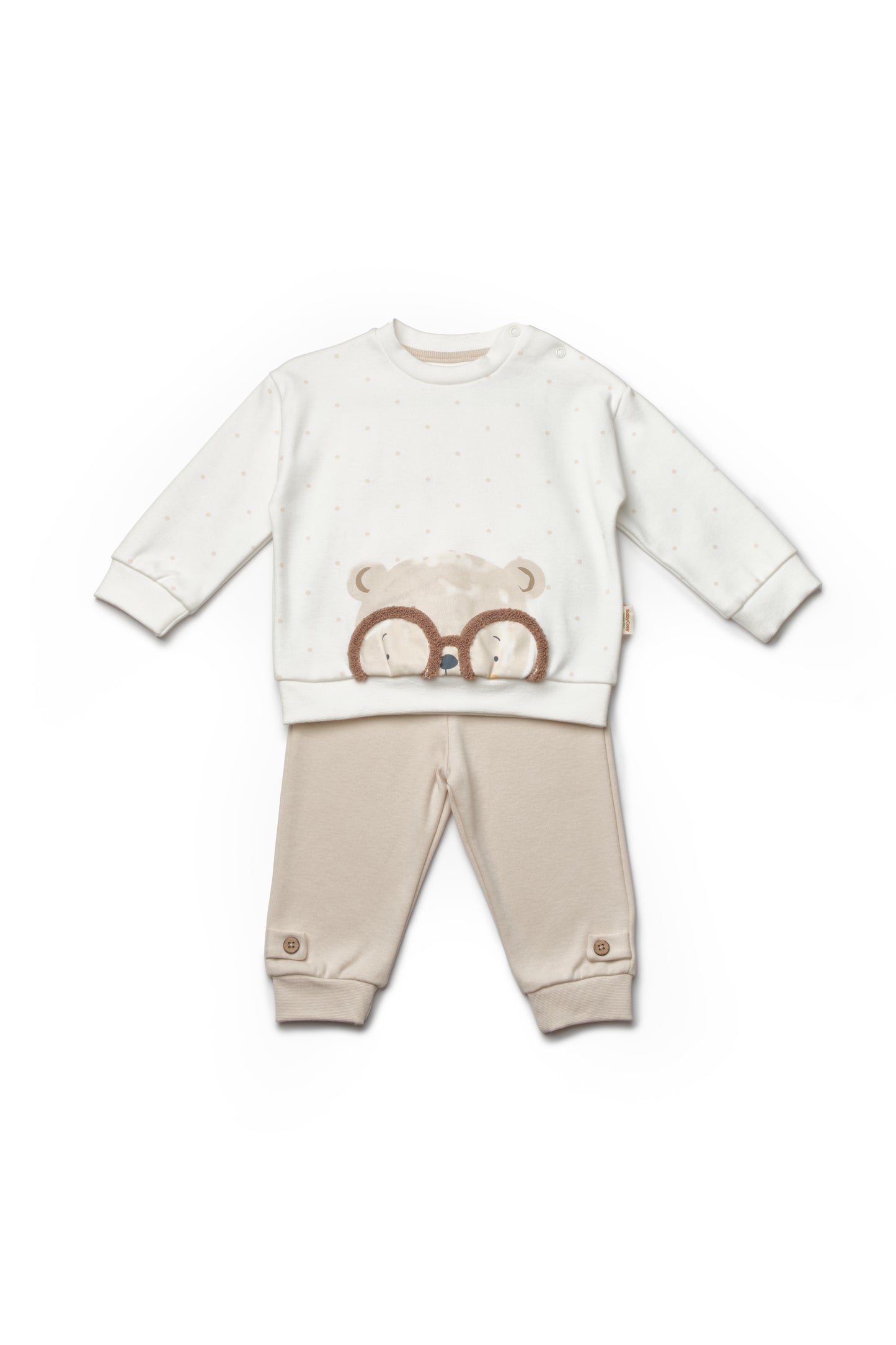 BabyCosy Organik Pamuk Teddy Bear Takım