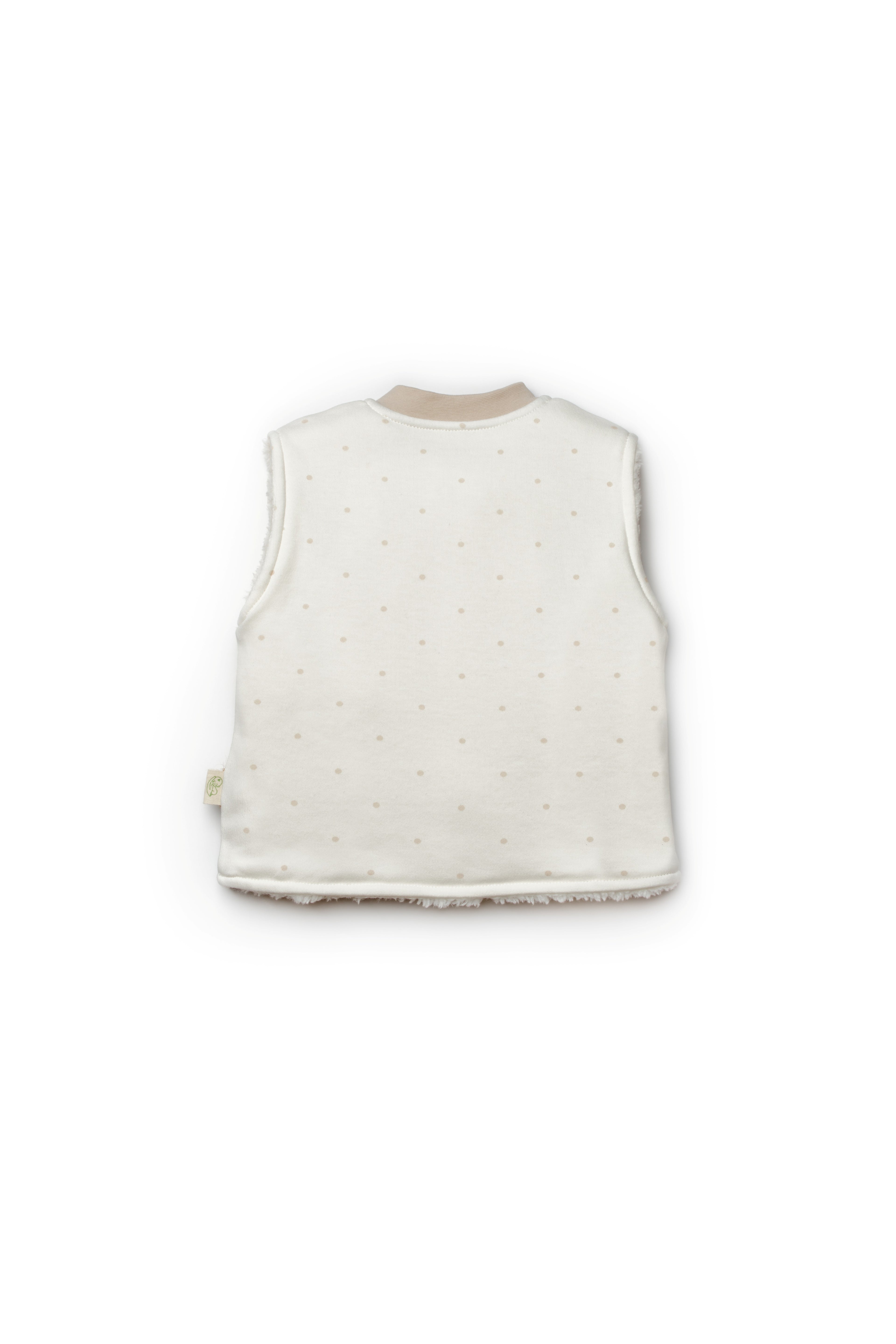 Organik Pamuk Wellsoft Astarlı Teddy Bear Bebek Yelek