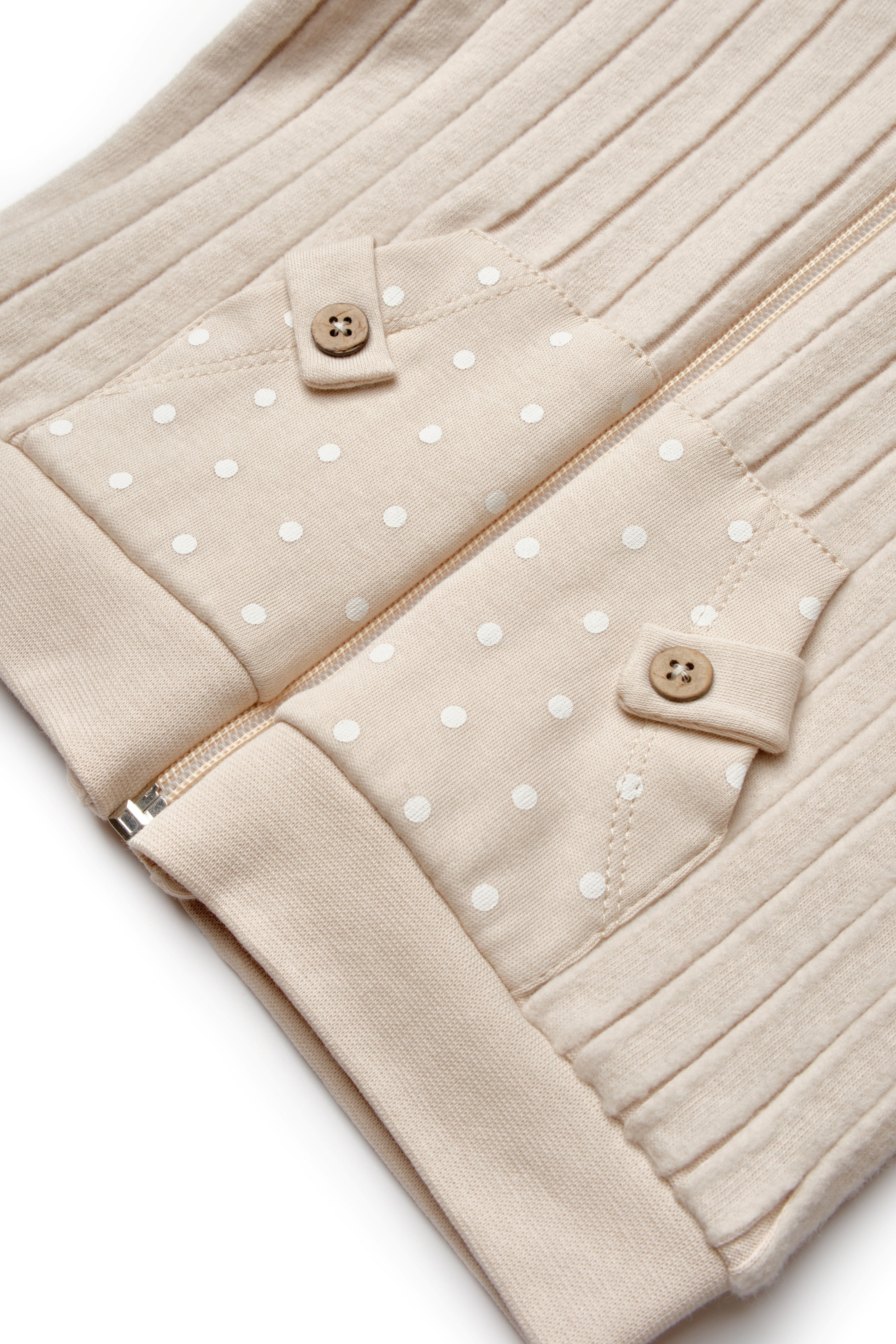 Organik Pamuk Kapüşonlu Ceket – Teddy Bear Koleksiyonu