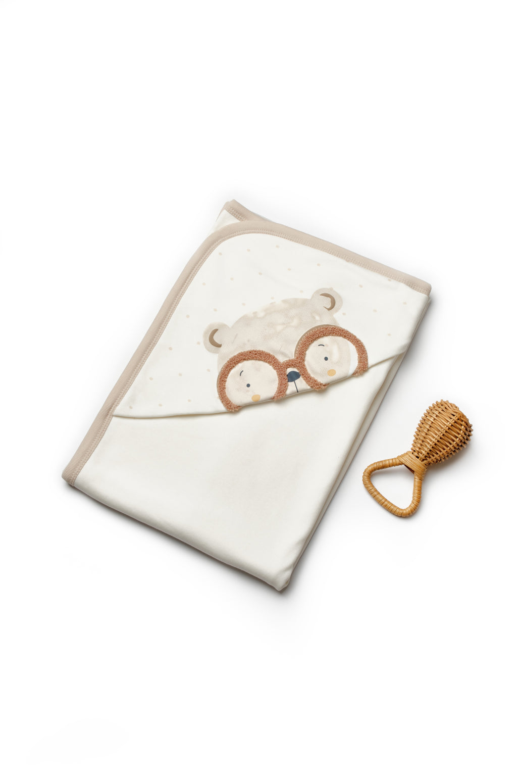 Organik Pamuk Teddy Bear Battaniye