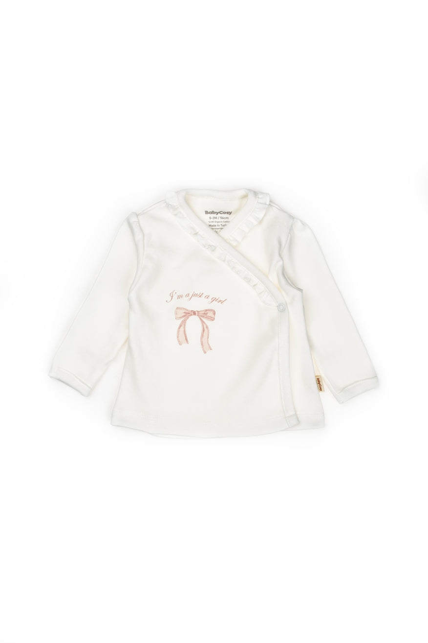 Organik Pamuk 5’li Hastane Çıkış Seti – Bow Koleksiyonu