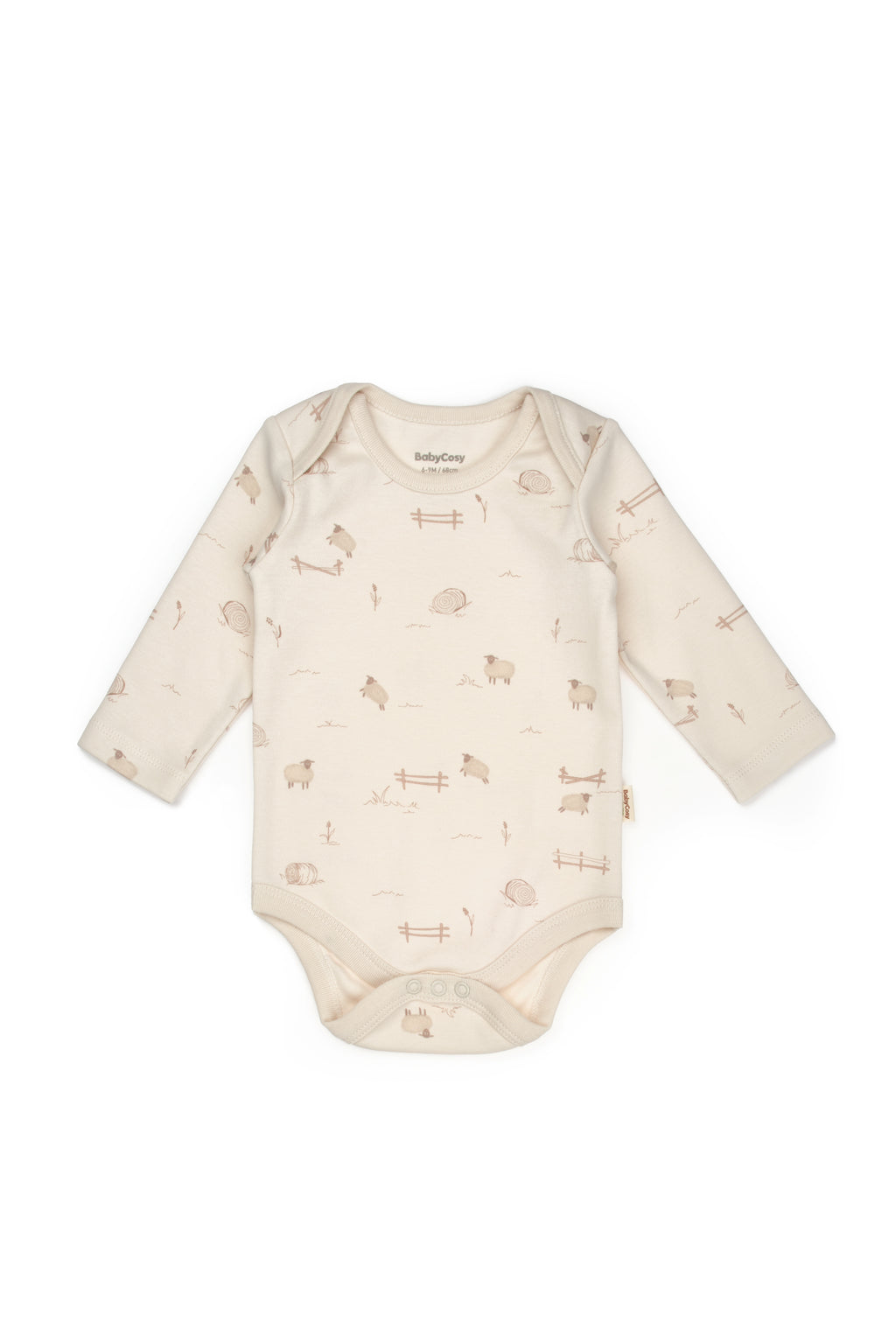 Organik Pamuk 2’li Uzun Kollu Body Seti – Lamb Koleksiyonu