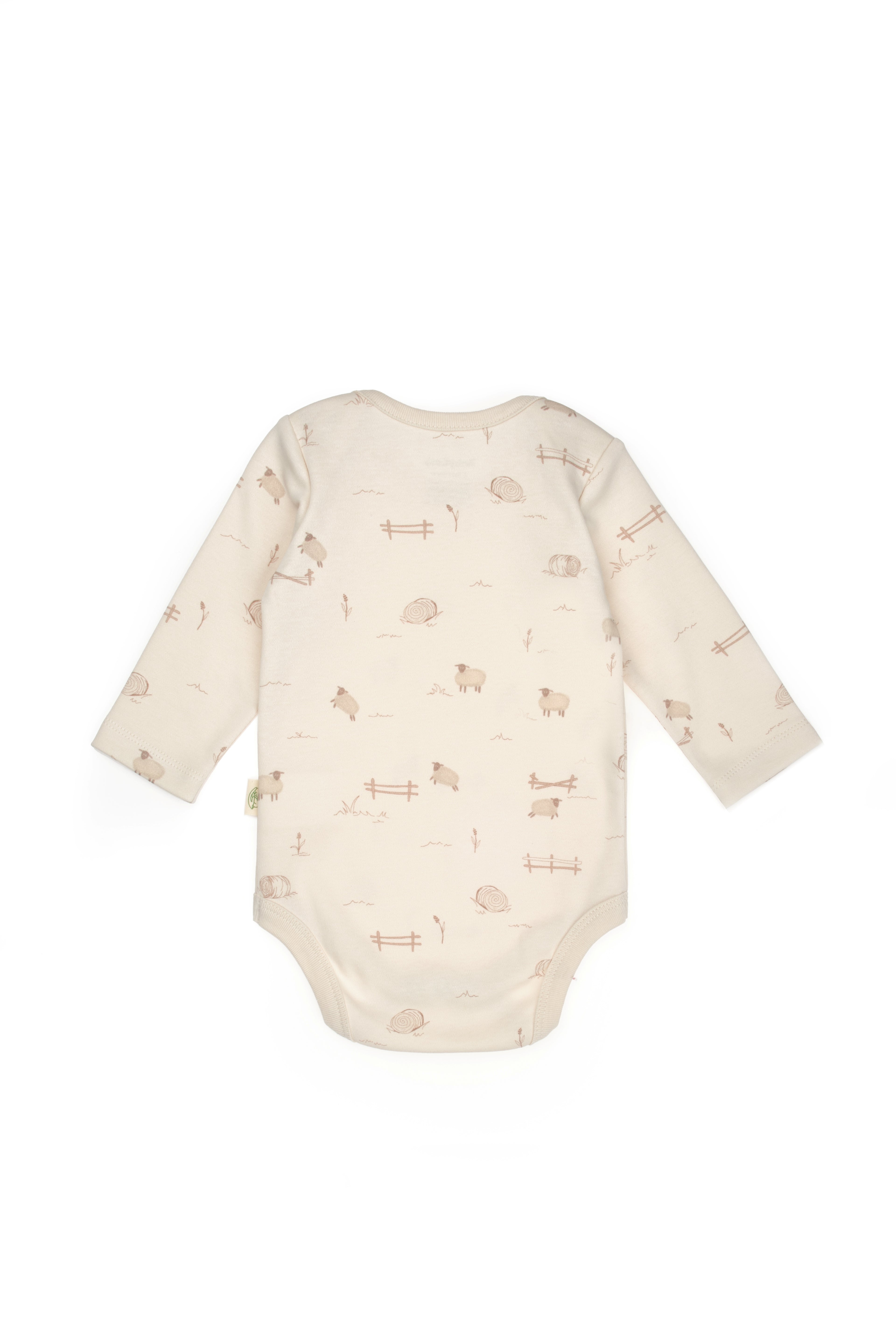 Organik Pamuk 2’li Uzun Kollu Body Seti – Lamb Koleksiyonu