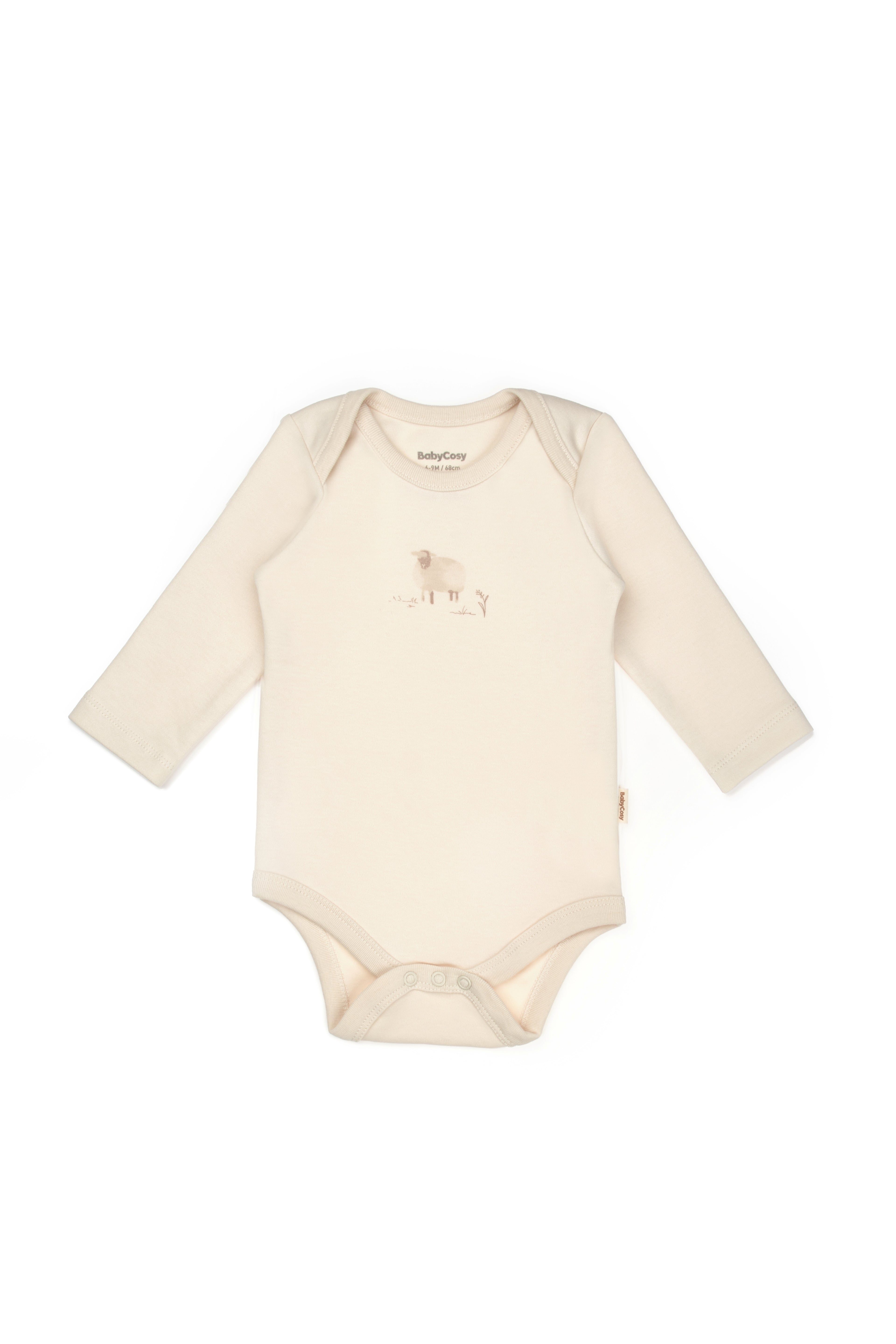 Organik Pamuk 2’li Uzun Kollu Body Seti – Lamb Koleksiyonu