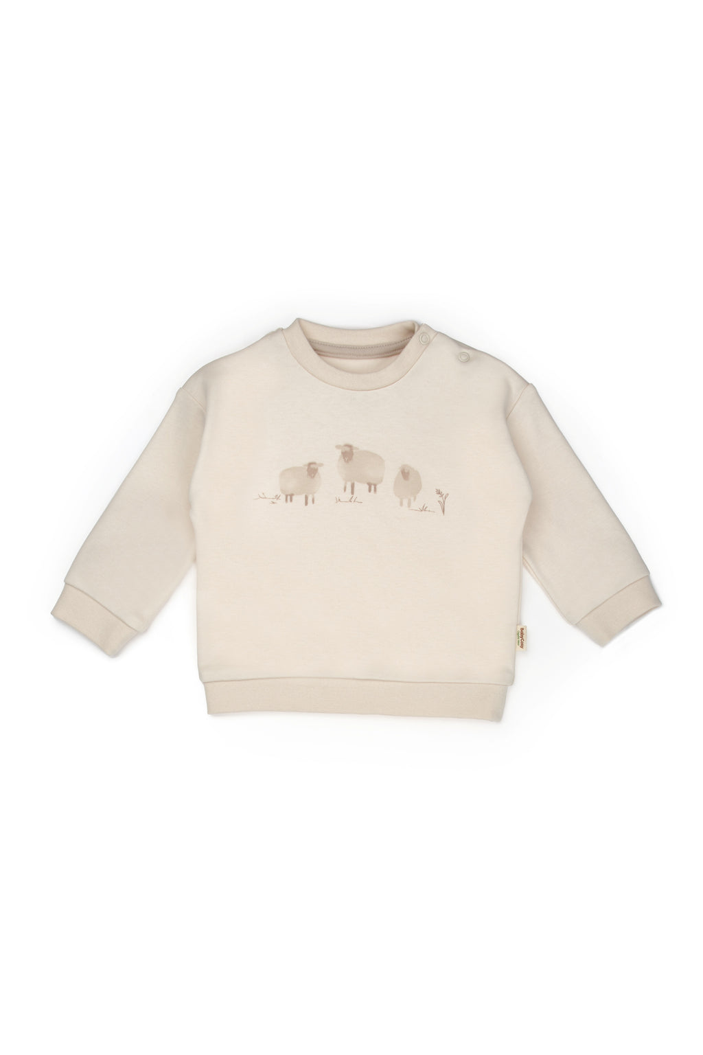 Organik Pamuk Kuzu Desenli 2’li Bebek Takım – Lamb Koleksiyonu