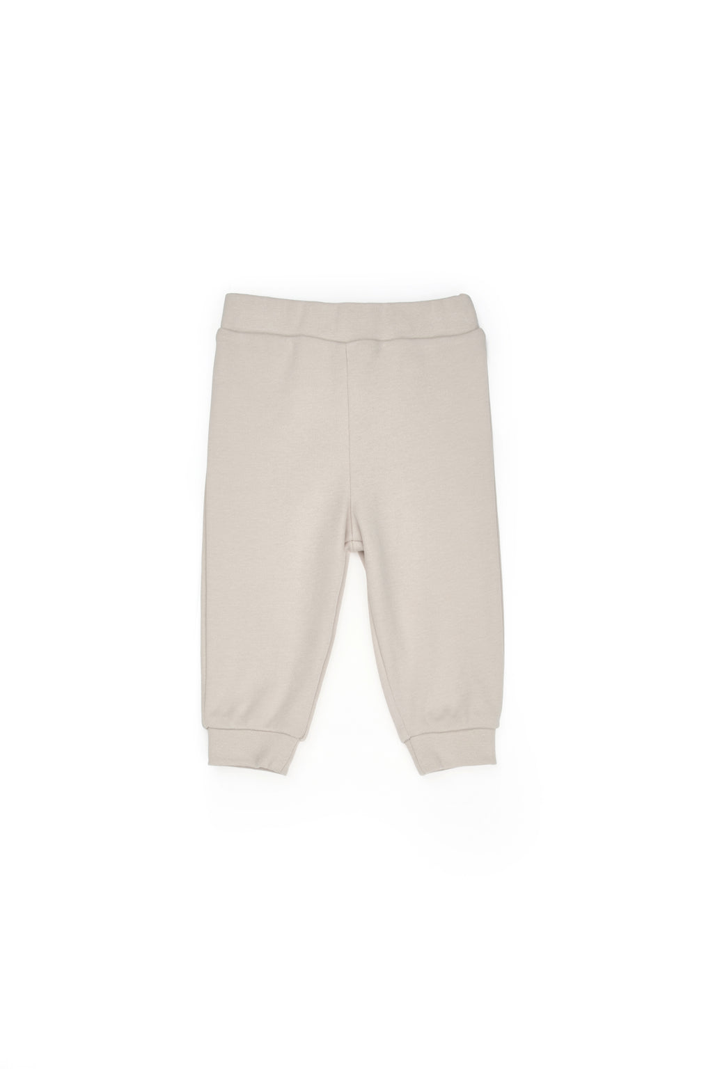 Organik Pamuk Kuzu Desenli Bej Sweatshirt ve Pantolon 2’li Takım - Lamb Koleksiyonu