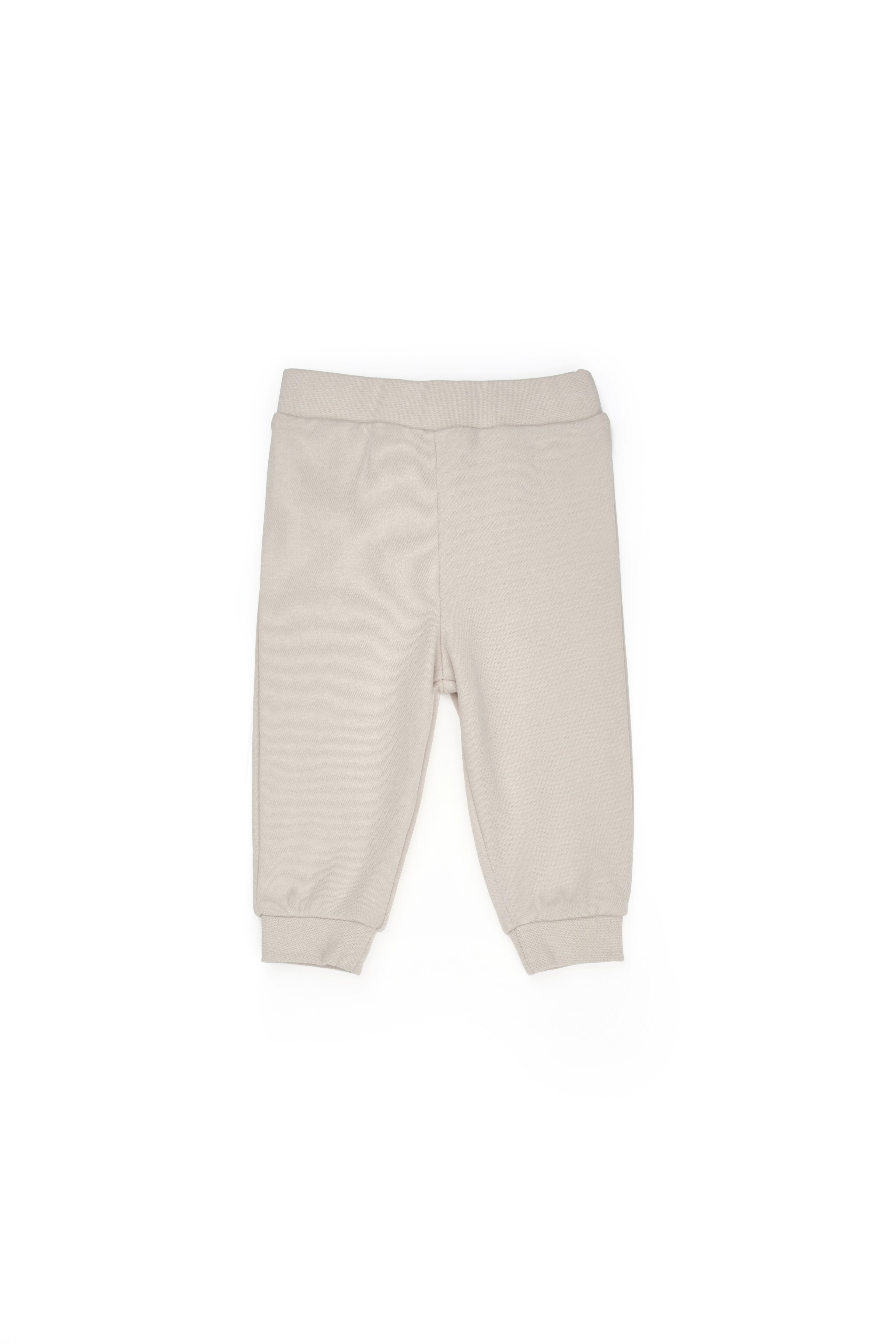 Organik Pamuk Kuzu Desenli Bej Sweatshirt ve Pantolon 2’li Takım - Lamb Koleksiyonu