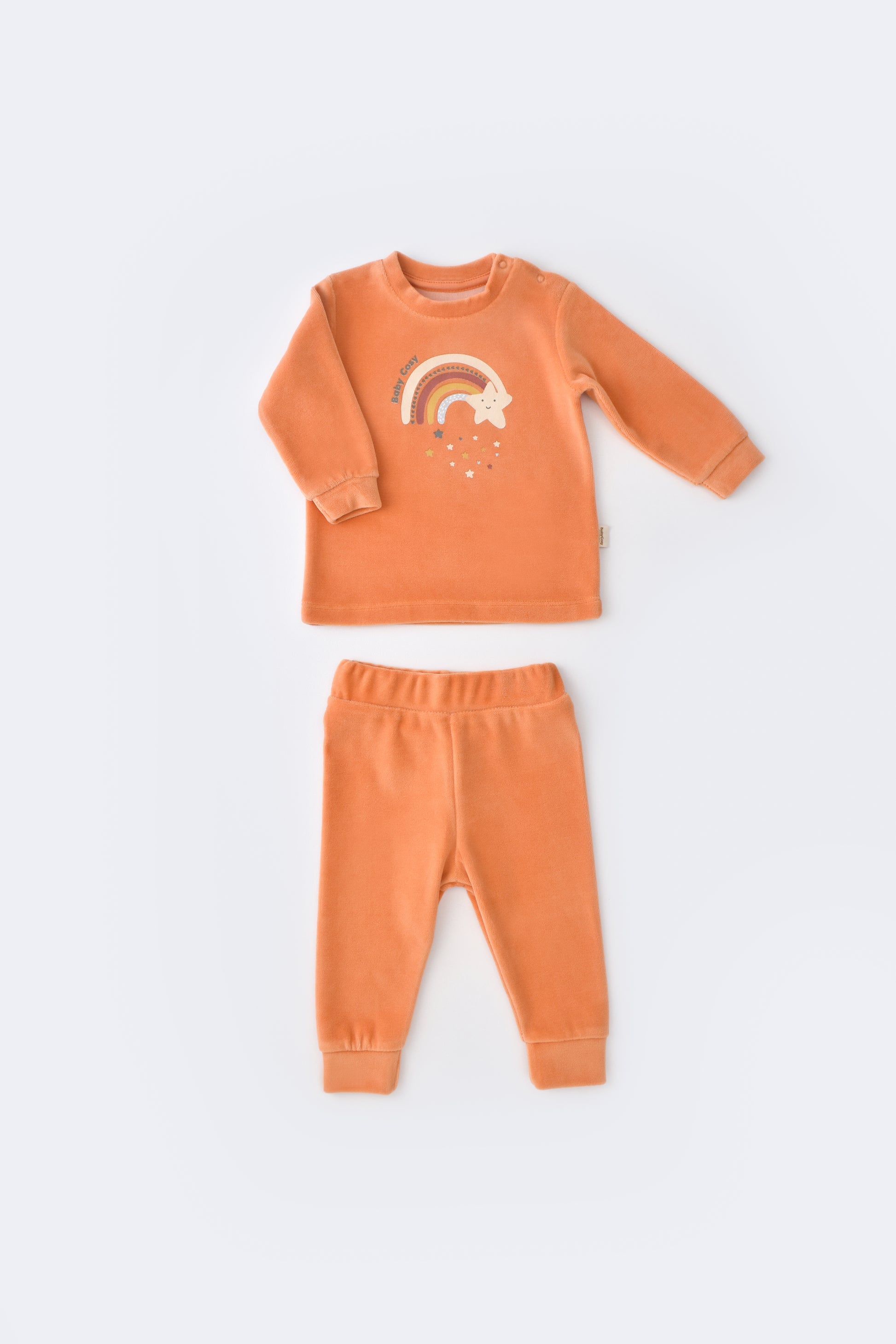 BabyCosy Organik Pamuk Kadife Star Takım - Riki Baby&Kids