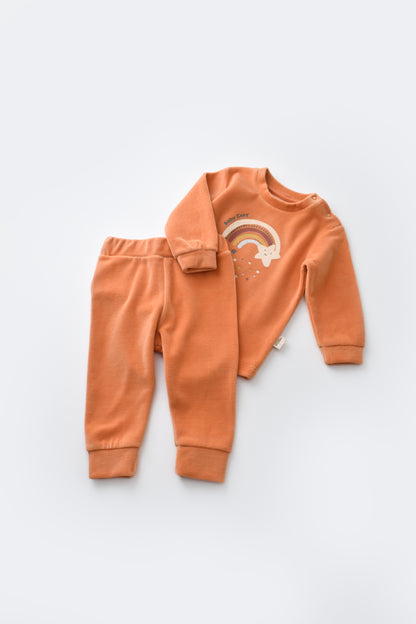 BabyCosy Organik Pamuk Kadife Star Takım - Riki Baby&Kids