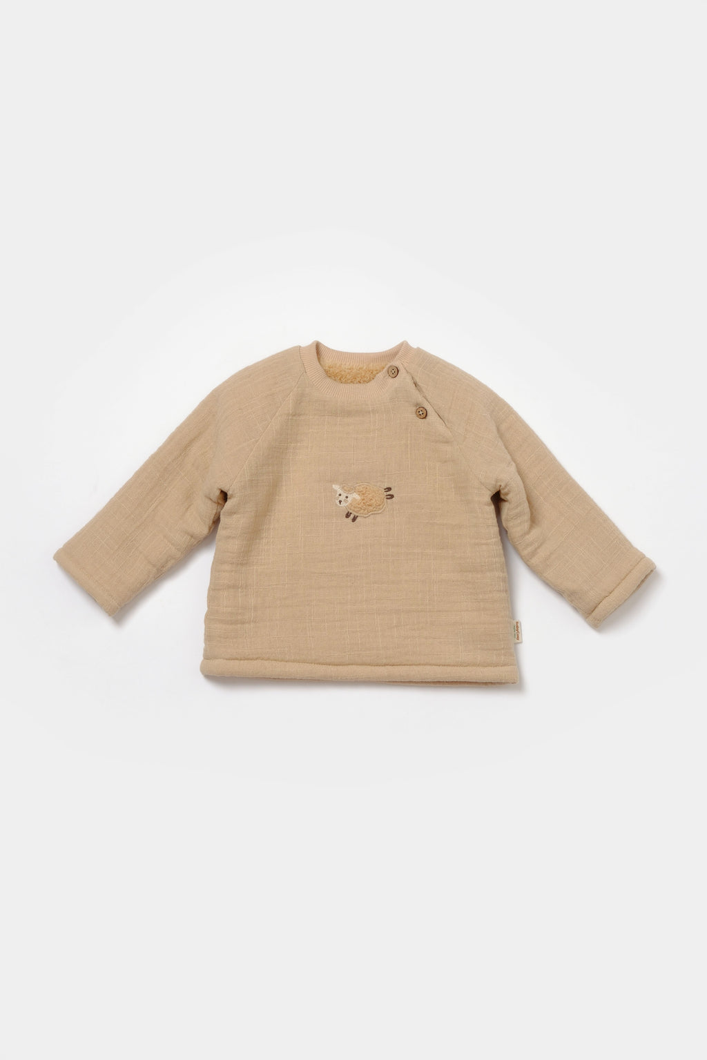 Müslin & Wellsoft İçi Kürklü İki Parça Kuzu Nakışlı Takım