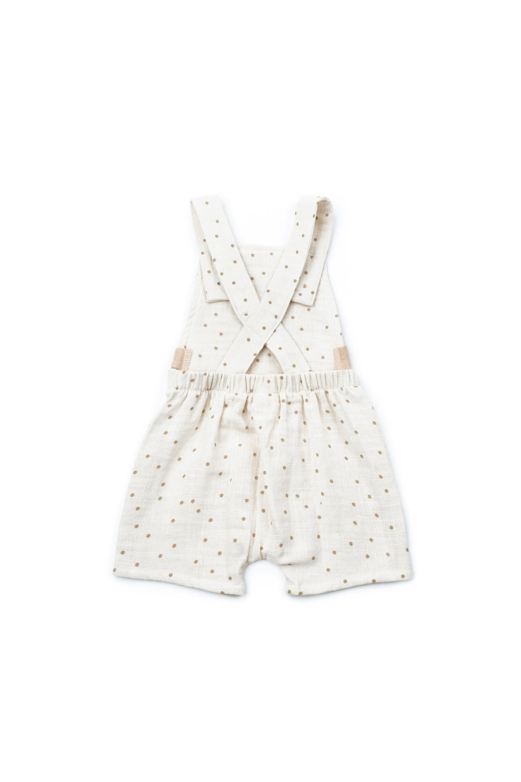 Organik Pamuk Teddy Bear Şapkalı Müslin Şort Tulum