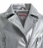 Original Marines Suni Deri Biker Ceket
