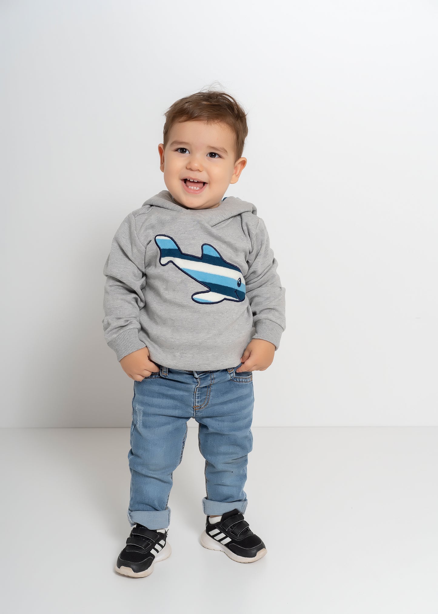 Balık Nakışlı Sweatshirt - Riki Baby&Kids