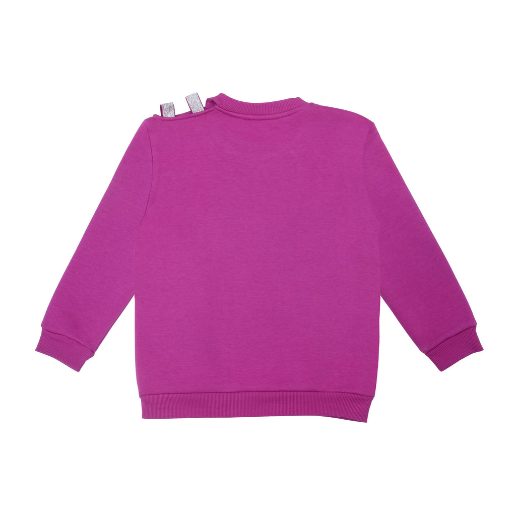 Sisley Fuşya Payetli Sweatshirt - Riki Baby&Kids