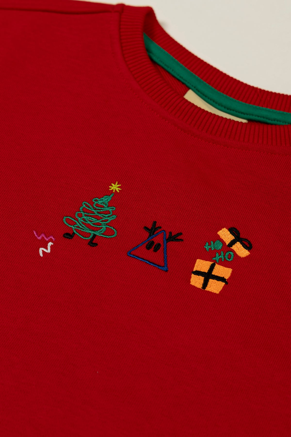 Happy Deer Year Eşofman Takımı - Kırmızı